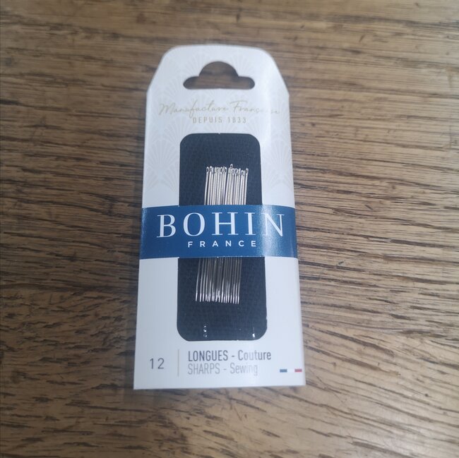 Sharps hand sewing needles Bohin N°12