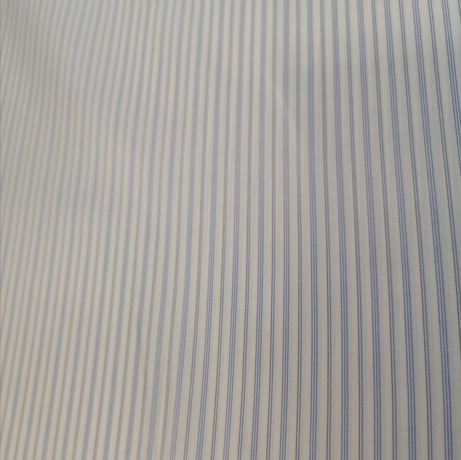 Sleeve lining - black and blue stripe