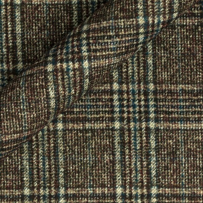 Carnet - blend wool check fancy for jacket