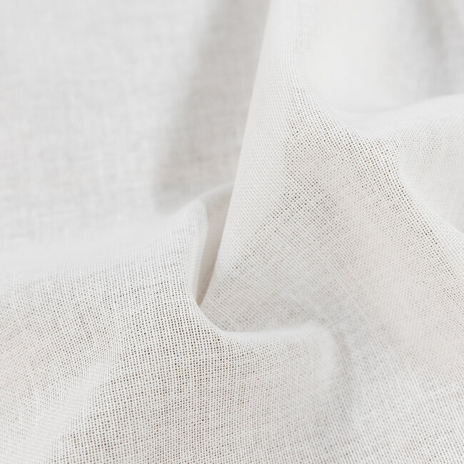 50cm White interlining for cuffs and shirts collars in 100% cotton