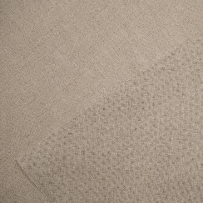 Collar canvas in 100% linen in bias - 50cm