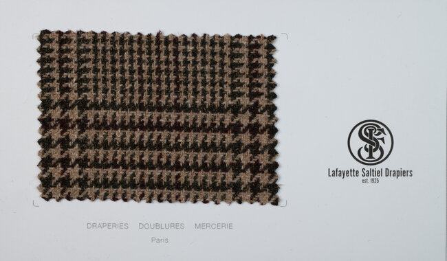 Sample Prince of Wales brown, green and beige