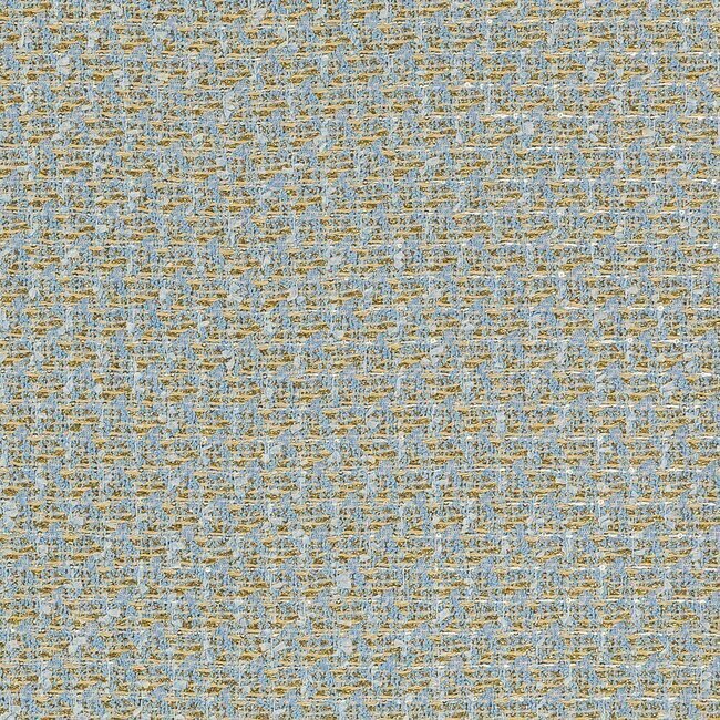 Pastel blue tweed with golden reflections. Irregular and luxurious pattern.