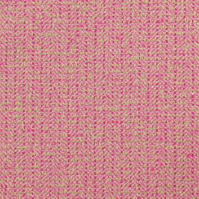 Bright fuchsia tweed contrasted by green threads, creating a bold effect.