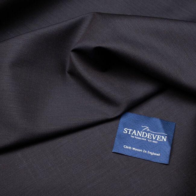 Standeven - Kid mohair and Super 130s midnight blue