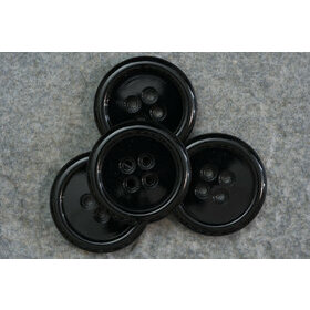 Buttons 4 holes in Galalith 15mm (24L)