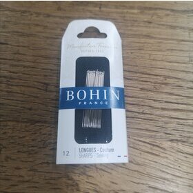 Sharps hand sewing needles Bohin N°12