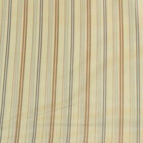 Sleeve lining - grey and beige stripe on ecru