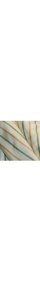 Sleeve lining - green, yellow and beige stripe on ecru