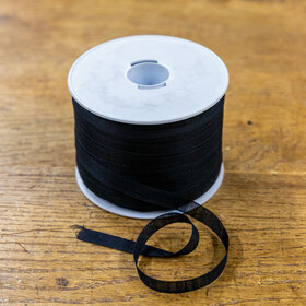 Straight trim 10mm thread 100% cotton 200M black