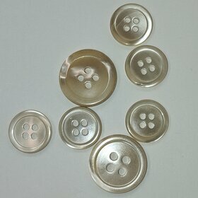 Mother-of-pearl button 15mm