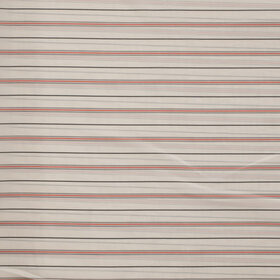 Sleeve lining 100% Cupro - red on black stripe