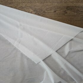 Interlining fusible white in cotton