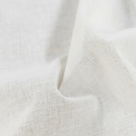 50cm White interlining for cuffs and shirts collars in 100% cotton