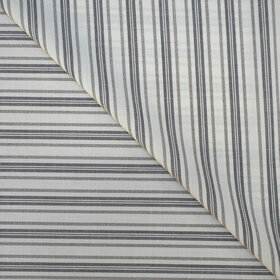 Cloth Ermenegildo Zegna - Wool fabric with grey stripes