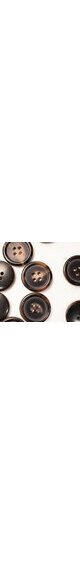 4 holes horn button brown 20mm (32L)