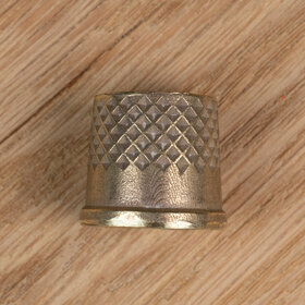 Tailor's thimble 15.5 mm (H) - brass