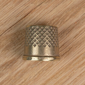16.7 mm (J) tailor's thimble - brass