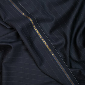 Perennial - Super 110's dark blue pinstripes