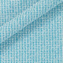 Light aqua blue tweed with white threads forming a speckled pattern.
