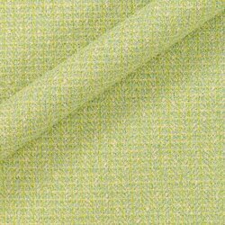 Pastel tweed in shades of green and pale yellow. Delicate speckled effect.