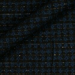 Deep blue tweed with a dense weave and alpaca touches for added softness.