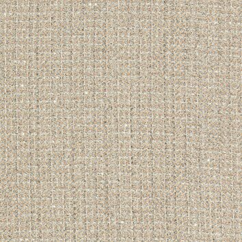 Tweed blending beige and very bright silver threads, with a subtle mirror effect.