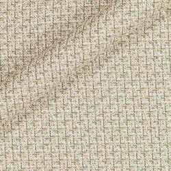 Elegant white and gold tweed, a refined blend for sophisticated outfits.