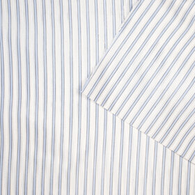 Sleeve lining - blue, red, green stripe on ecru